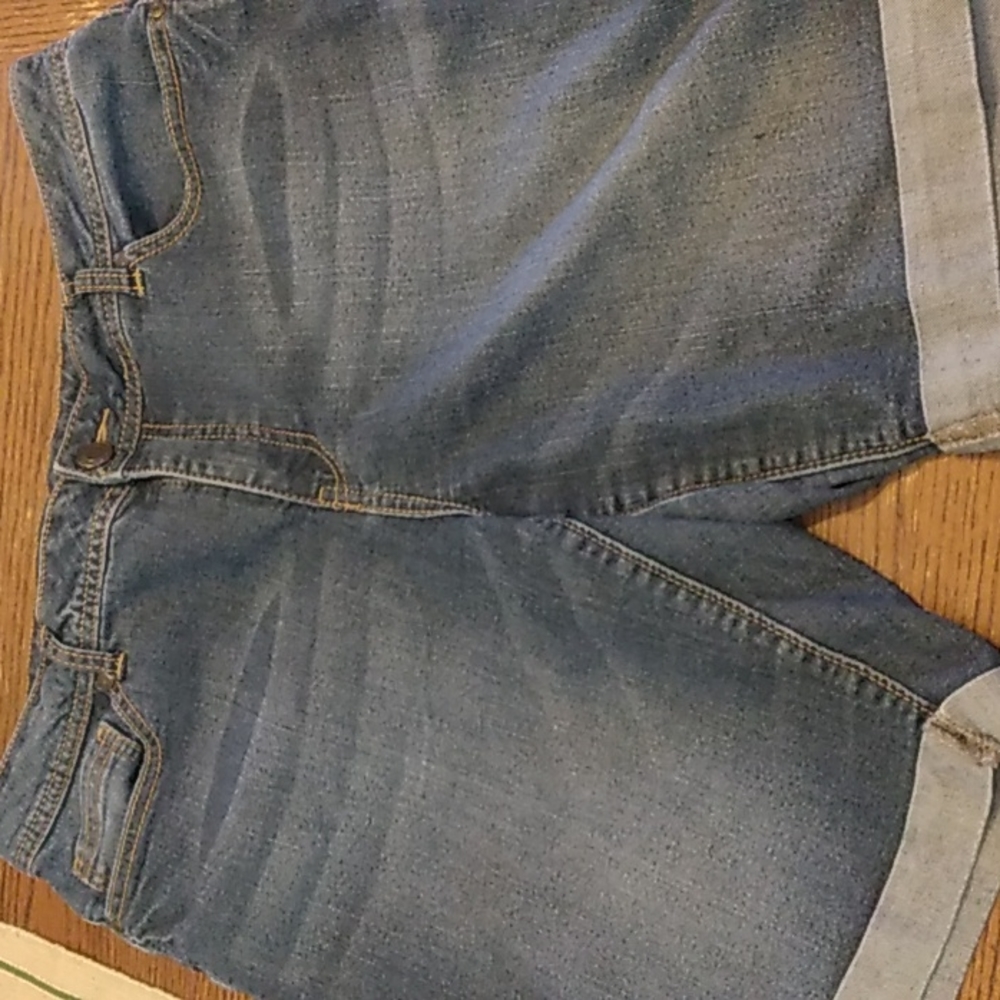 Denim Bermuda shorts
